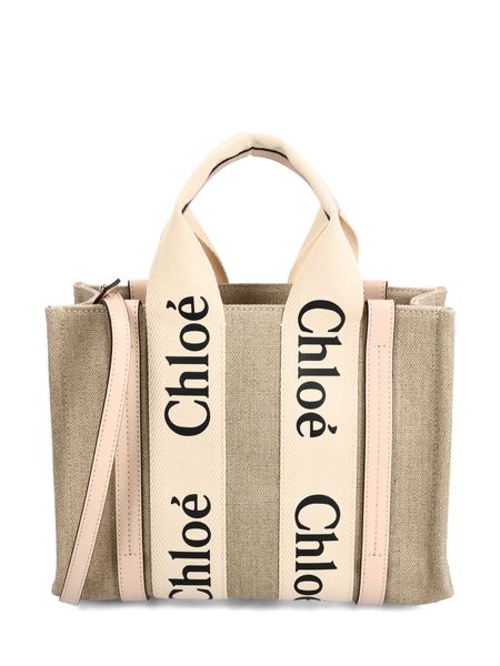 CHLOÃƒÆ’Ã¢â‚¬Â° SMALL WOODY TOTE BAG