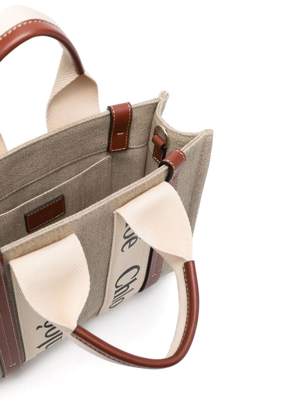 Woody Small Canvas Tote Bag