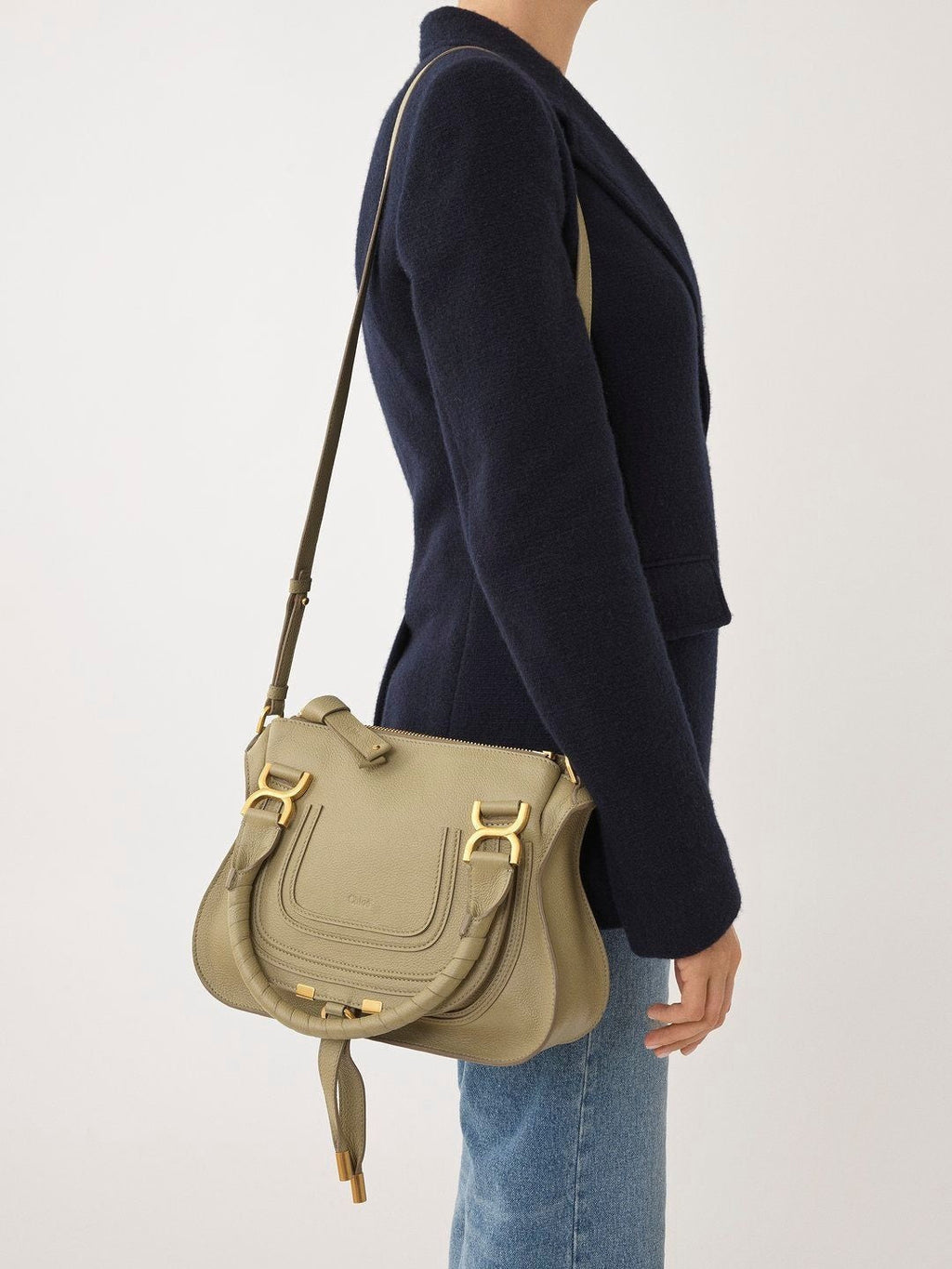 POTTERY GREEN SMALL MARCIE BAG