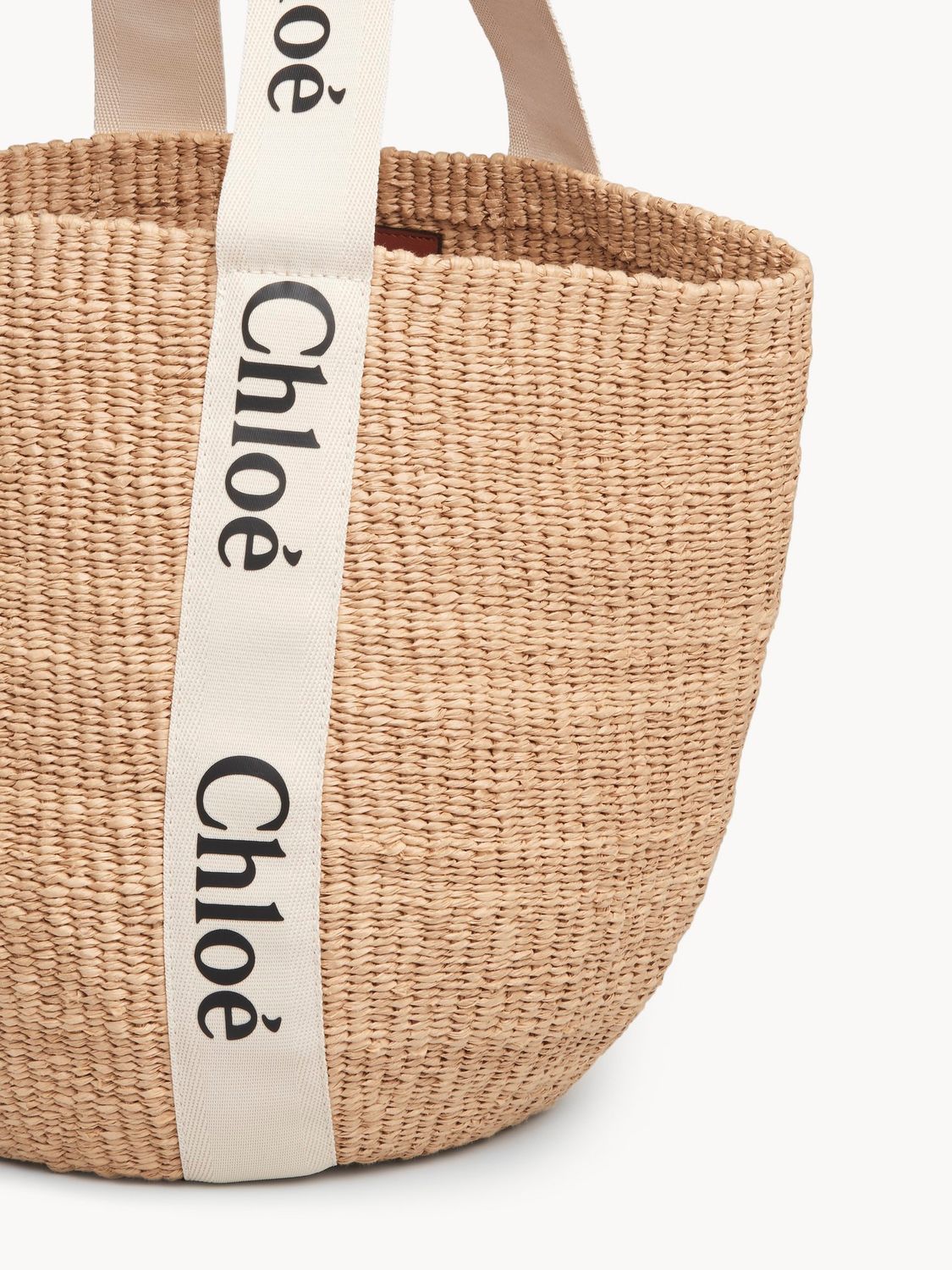 LARGE WOODY LOGO STRAP TOTE BAG