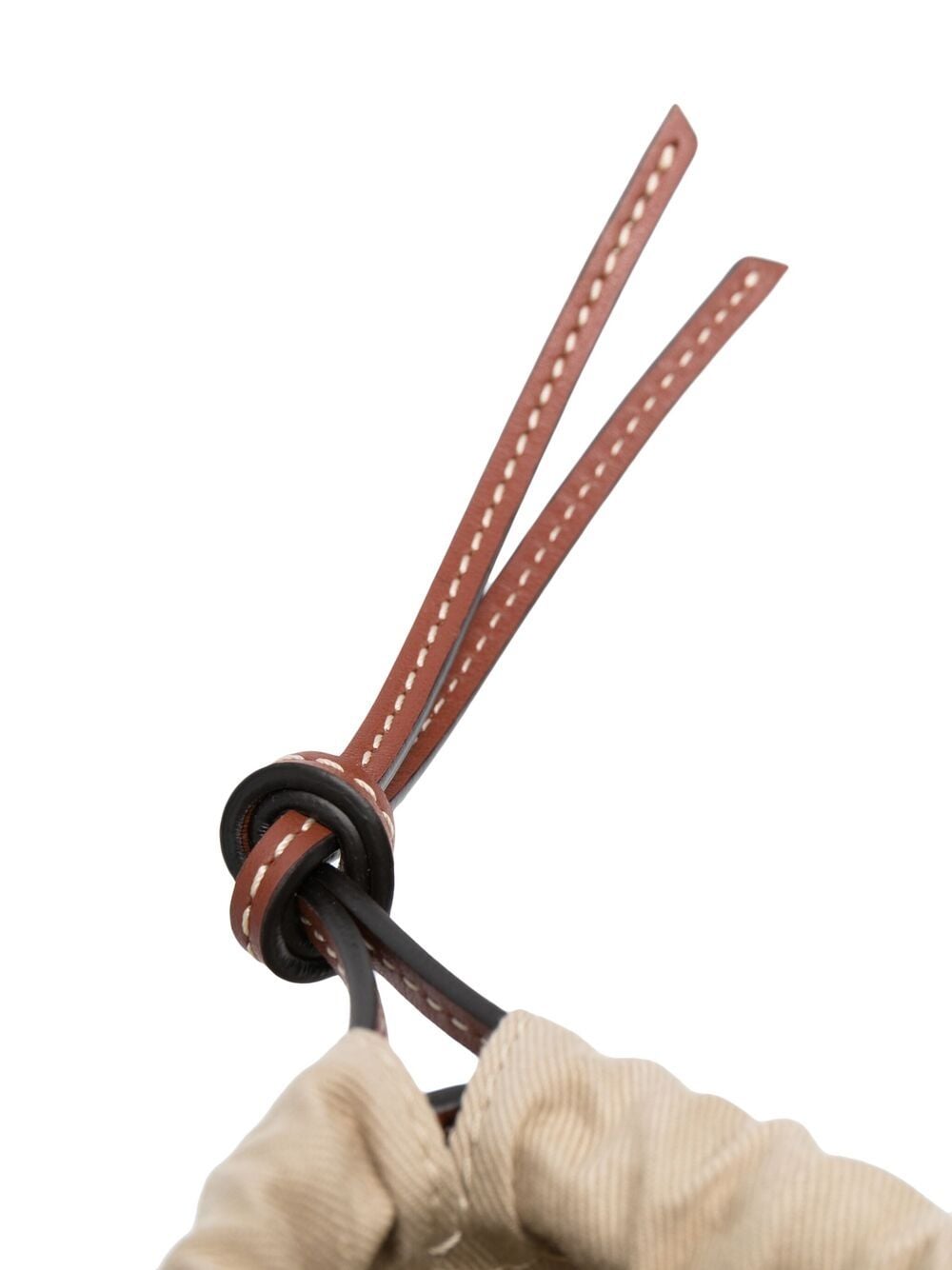 SMALL WOODY BASKET IN NATURAL FIBERS
