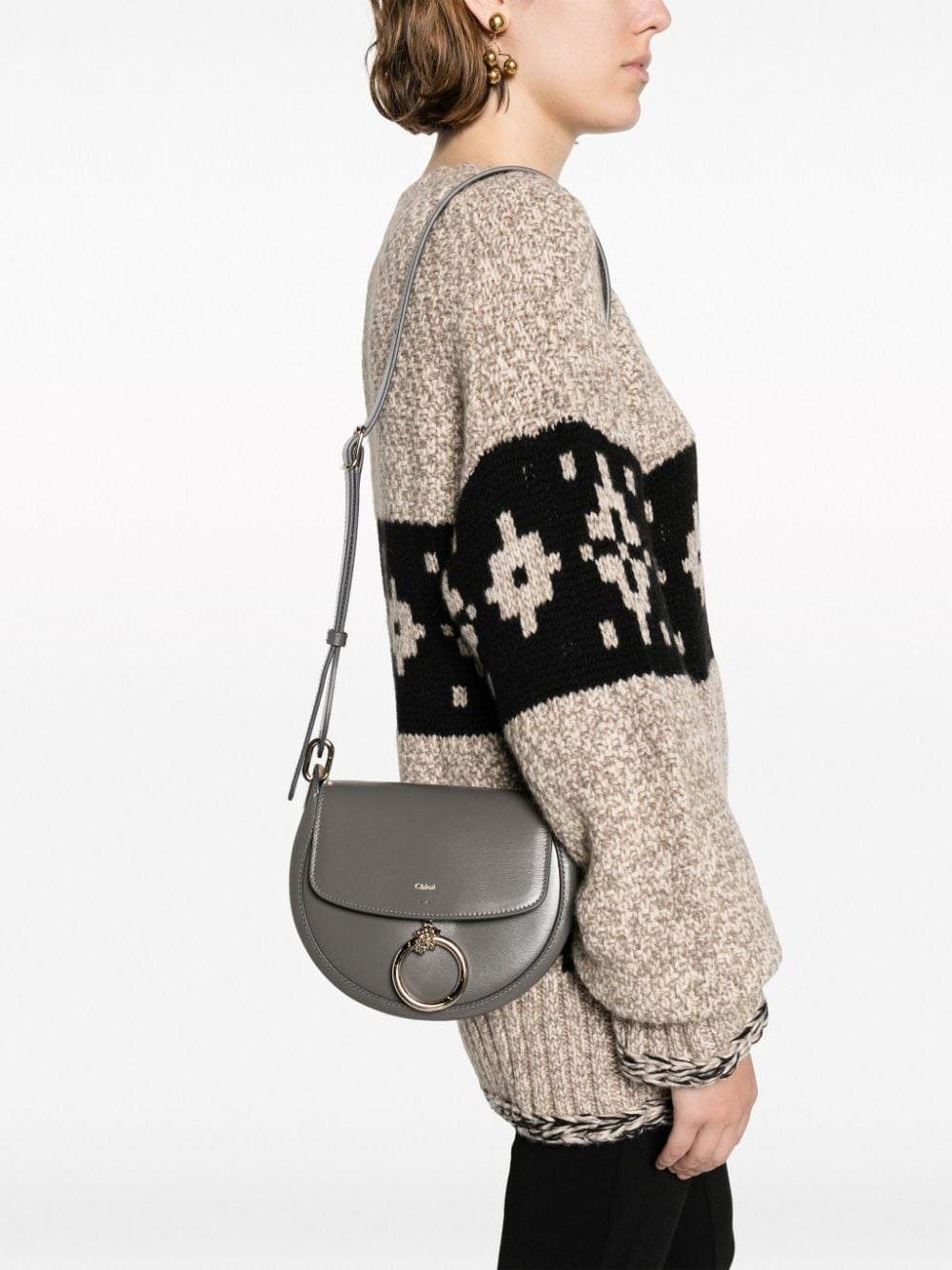 Arlene Large Leather Shoulder Bag