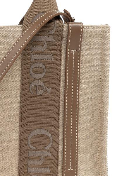 Woody Small Canvas Tote Bag