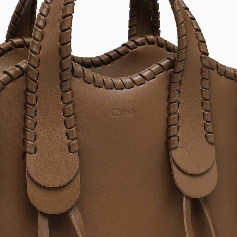 DARK NUT MONY SMALL TOTE BAG