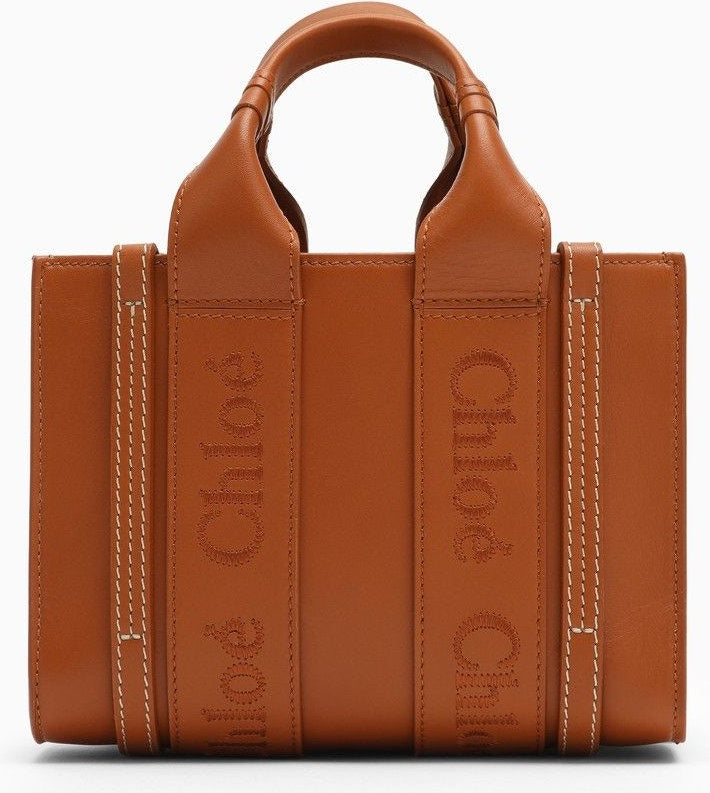 Woody Small Brown Leather Bag