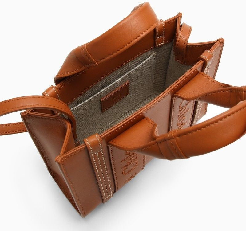 Woody Small Brown Leather Bag