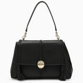 PENELOPE M BLACK BAG WITH GOLDEN LOGO
