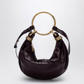 SMALL BRACELET HOBO BAG DEEP VIOLINE