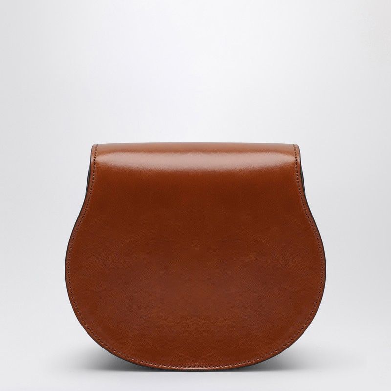 MARCIE CLAY-COLOURED SMALL SADDLE BAG