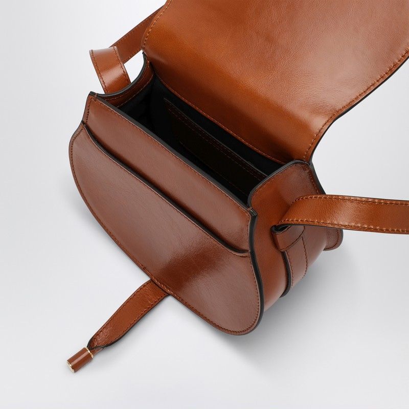 MARCIE CLAY-COLOURED SMALL SADDLE BAG