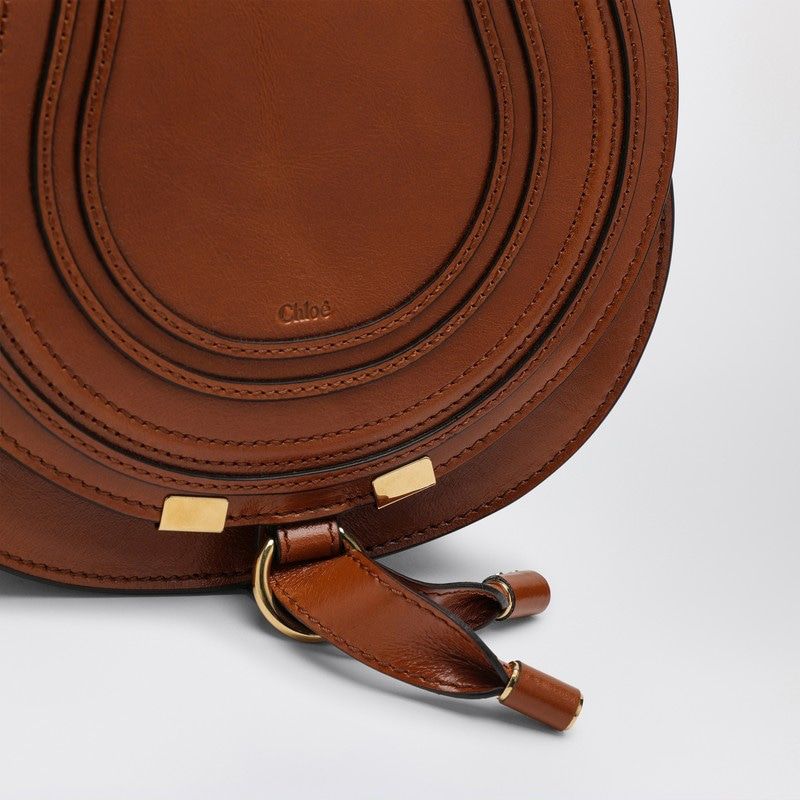 MARCIE CLAY-COLOURED SMALL SADDLE BAG