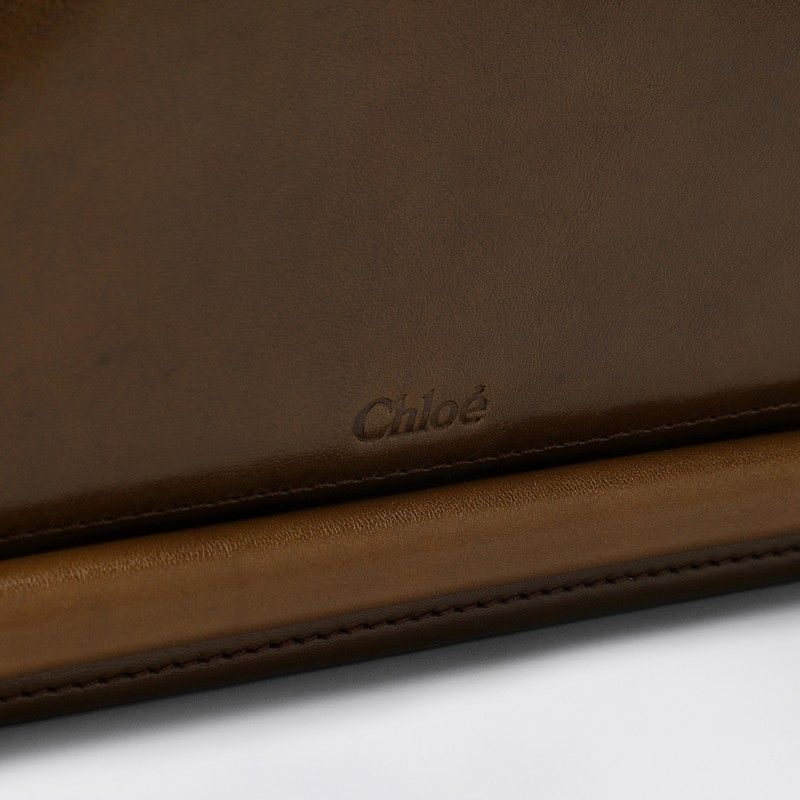 PARATY 24 BAG IN SHINY BRONZE-BROWN LEATHER