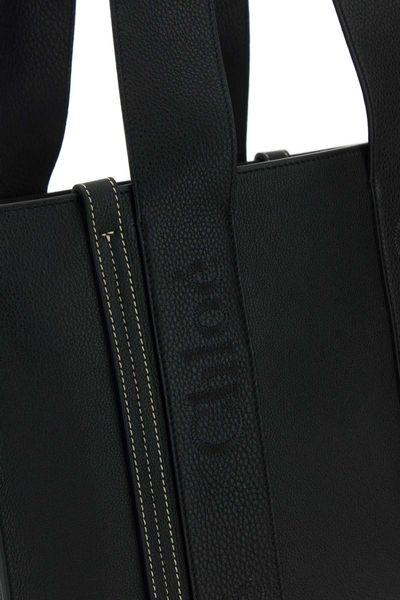 WOODY LEATHER MEDIUM TOTE