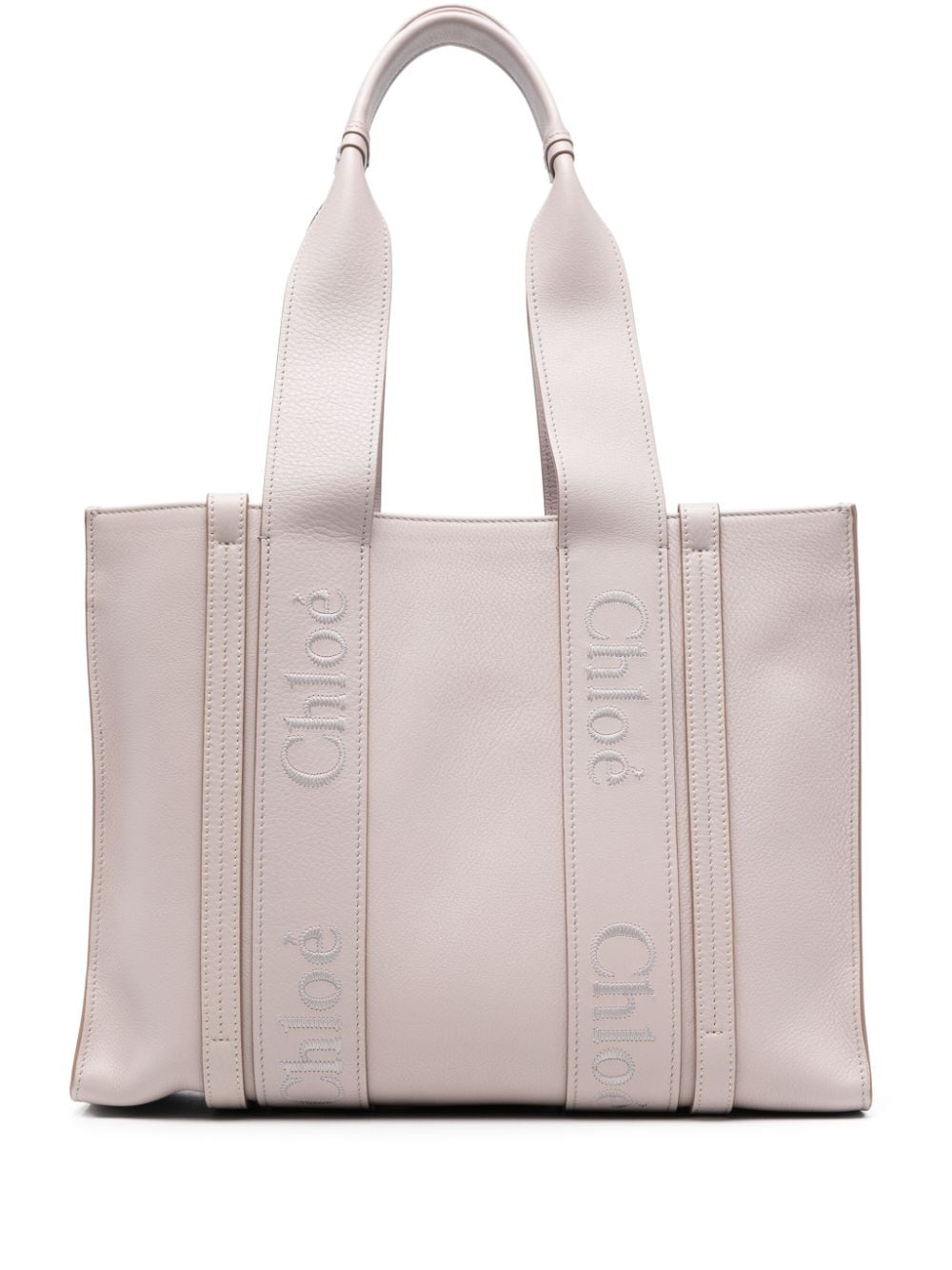 WOODY LEATHER MEDIUM TOTE