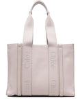 WOODY LEATHER MEDIUM TOTE