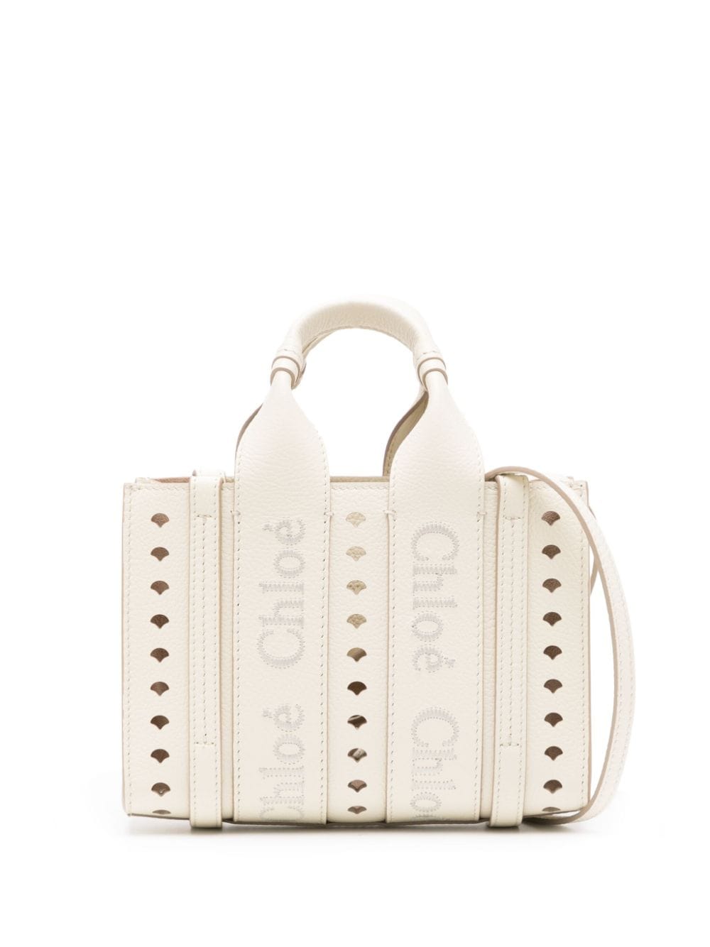 WOODY SMALL LEATHER TOTE