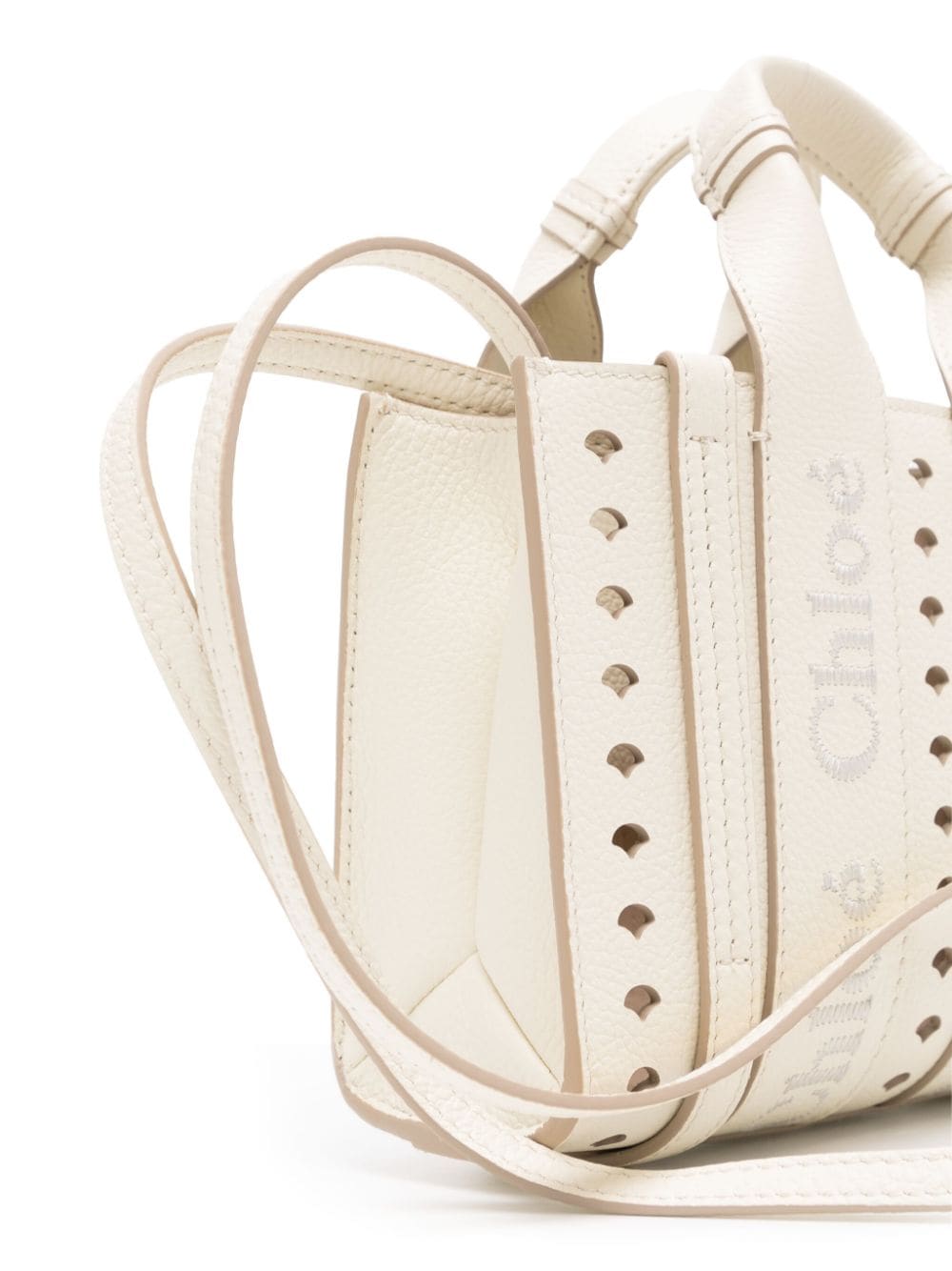 WOODY SMALL LEATHER TOTE