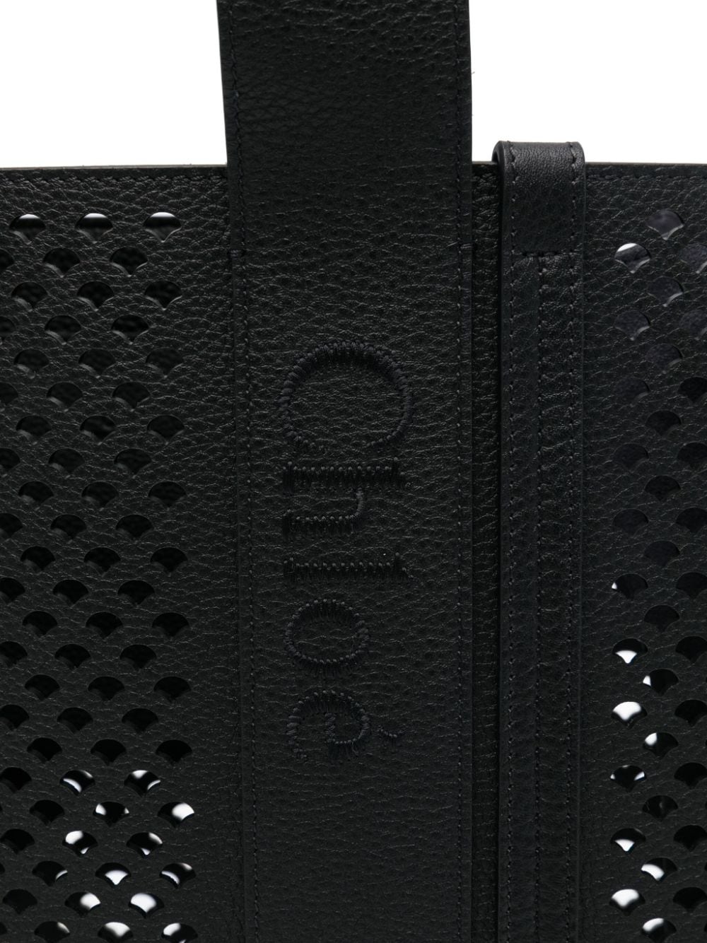 WOODY LEATHER MEDIUM TOTE