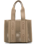 WOODY LEATHER MEDIUM TOTE