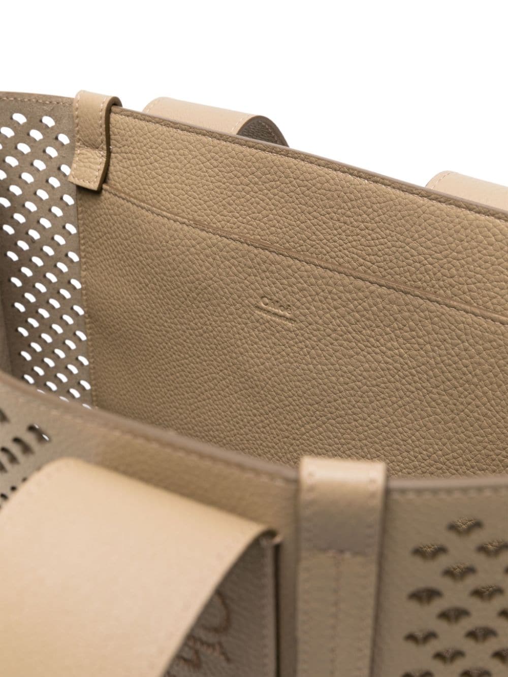 WOODY LEATHER MEDIUM TOTE
