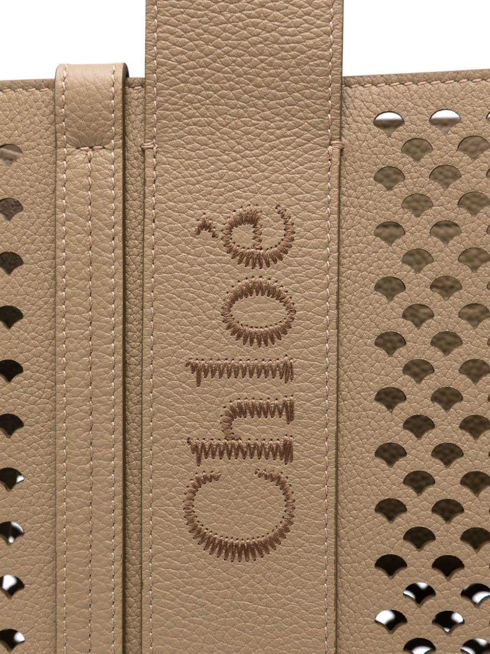 WOODY LEATHER MEDIUM TOTE