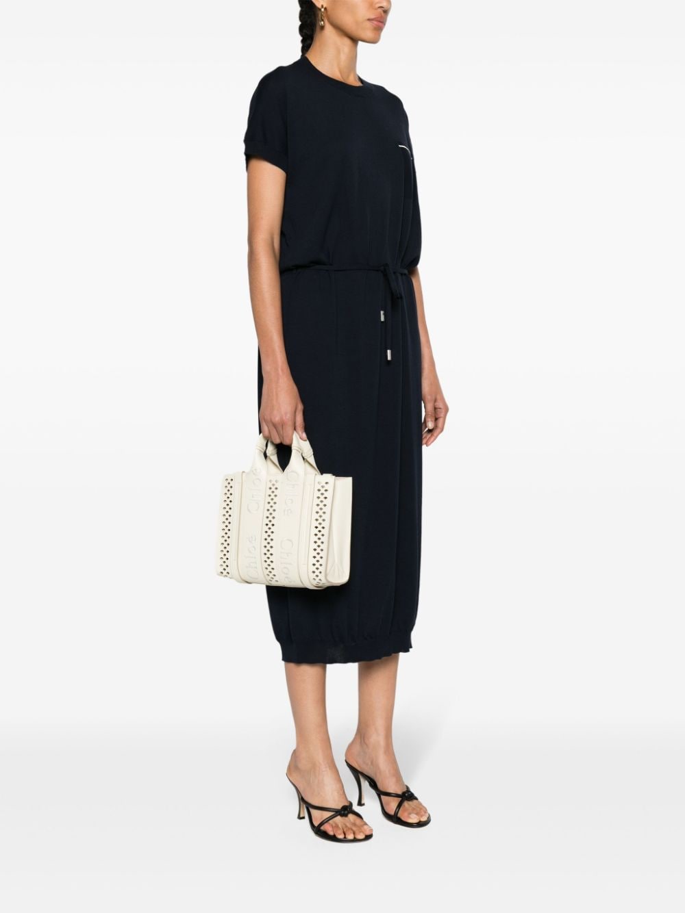 WOODY LEATHER SMALL TOTE
