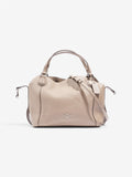 Coach Shoulder Bag Beige Leather One SIze
