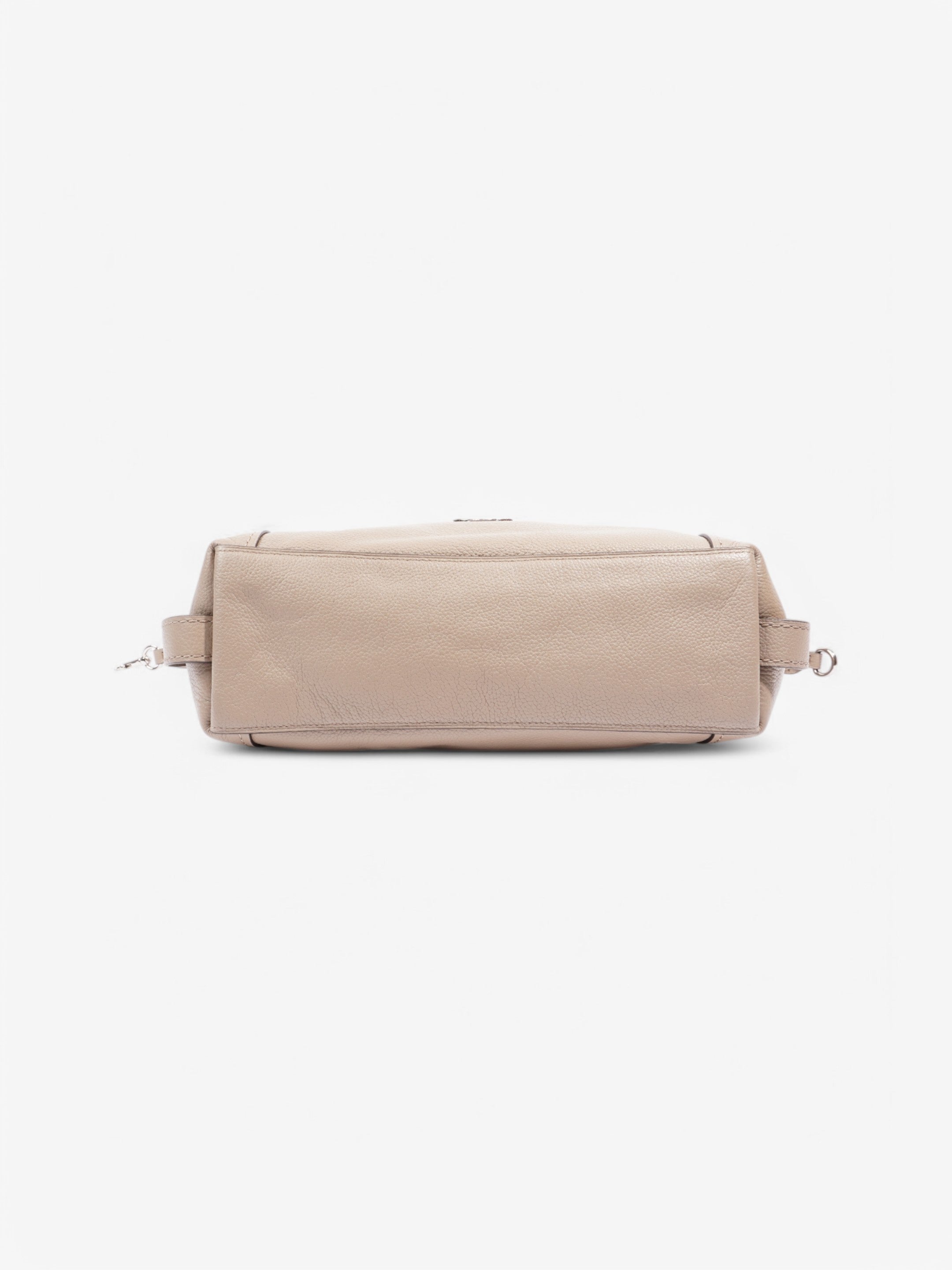 Coach Shoulder Bag Beige Leather One SIze