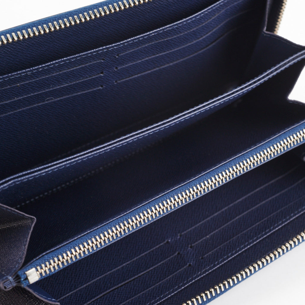 Louis Vuitton Zipper Navy Epi Long Wallet