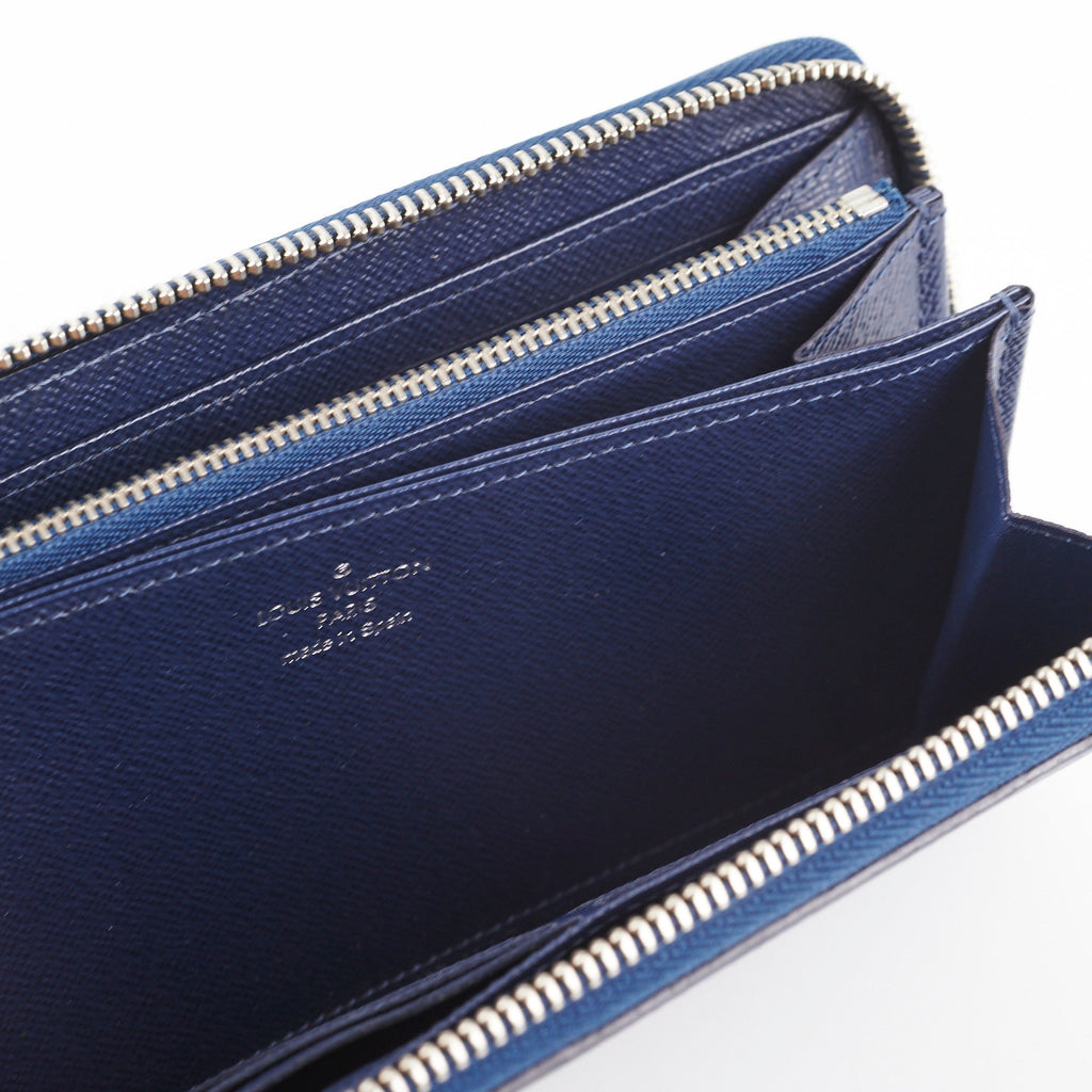Louis Vuitton Zipper Navy Epi Long Wallet