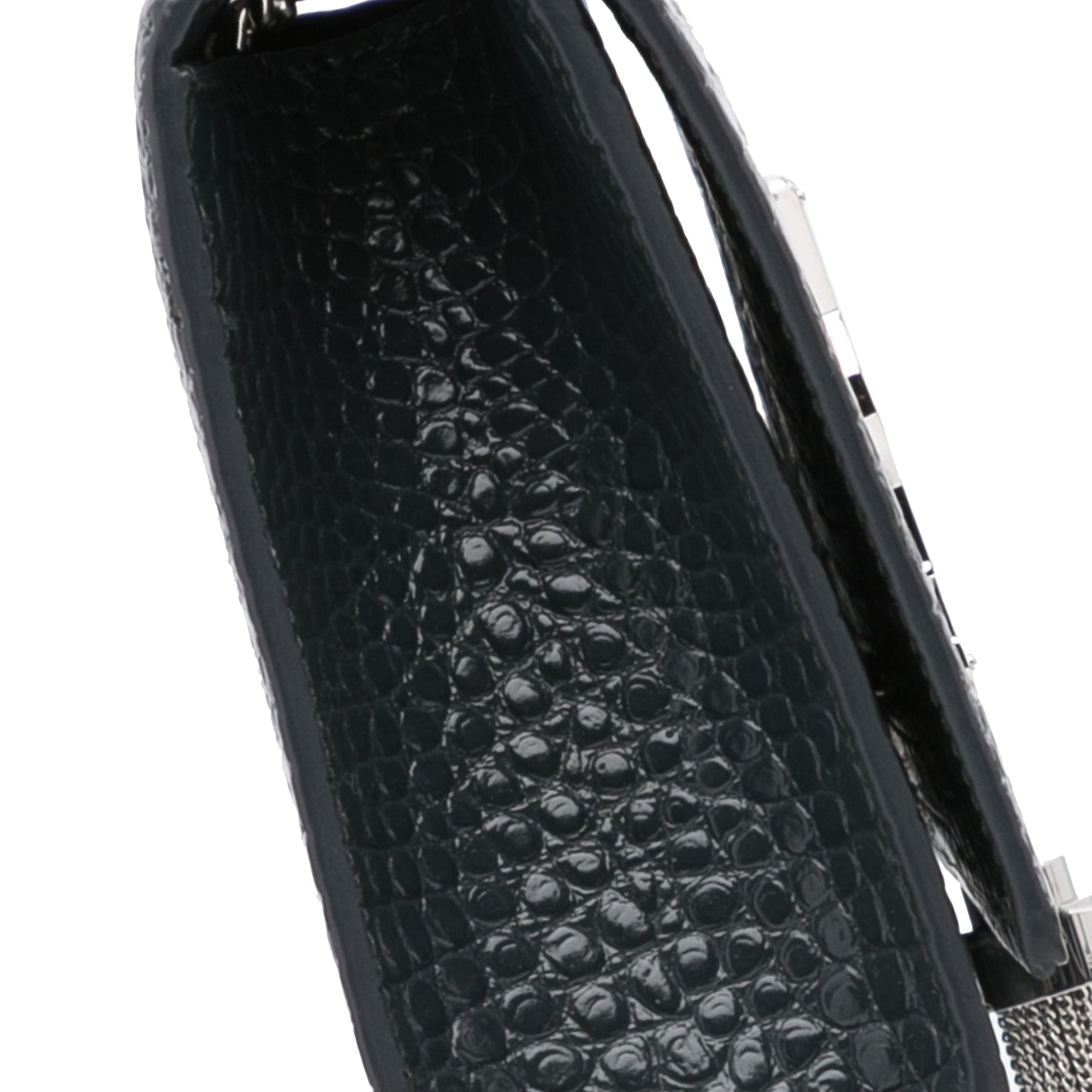 Yves Saint Laurent Kate Medium Black Embossed Leather