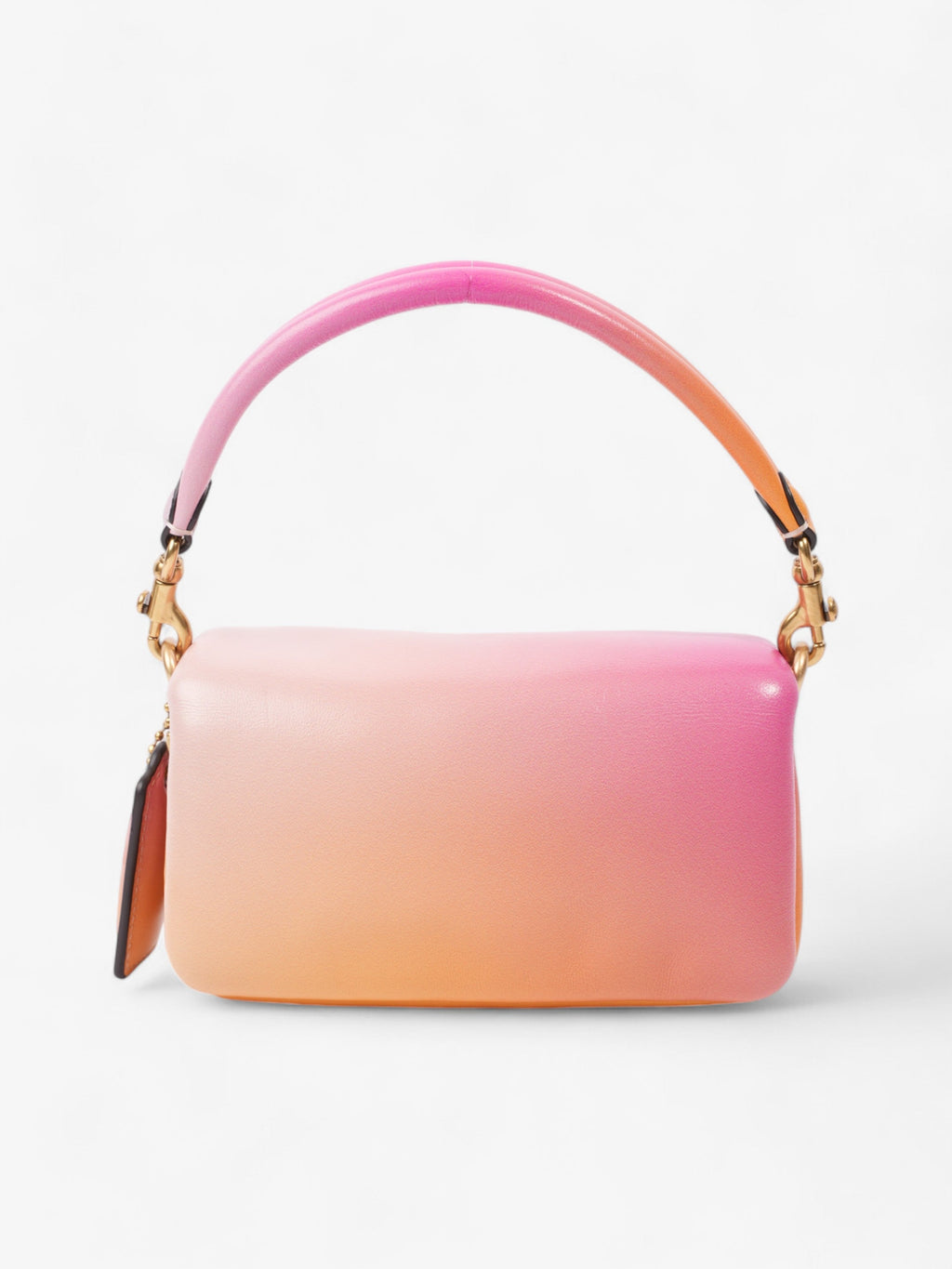 Coach Pillow Tabby Ombre / Pink / Yellow Nappa Leather 18