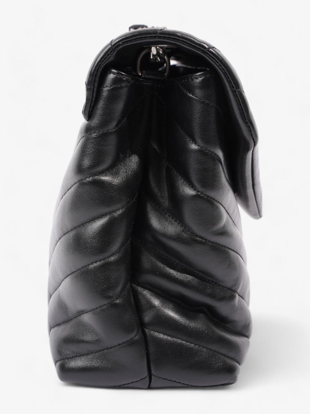 Saint Laurent Lou Lou Medium Black Leather