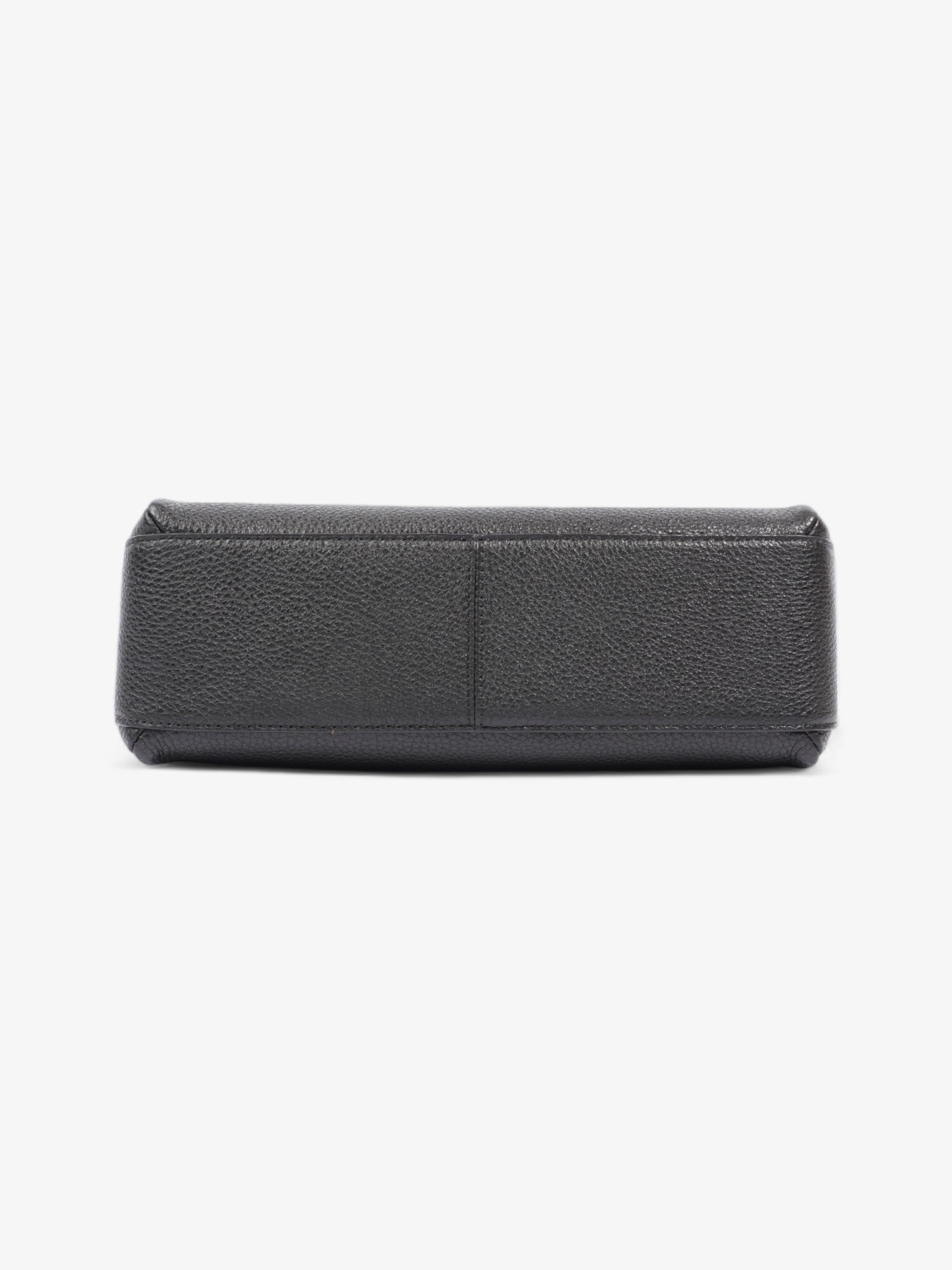 Coach Grace Shoulder Bag Black Grained Leather