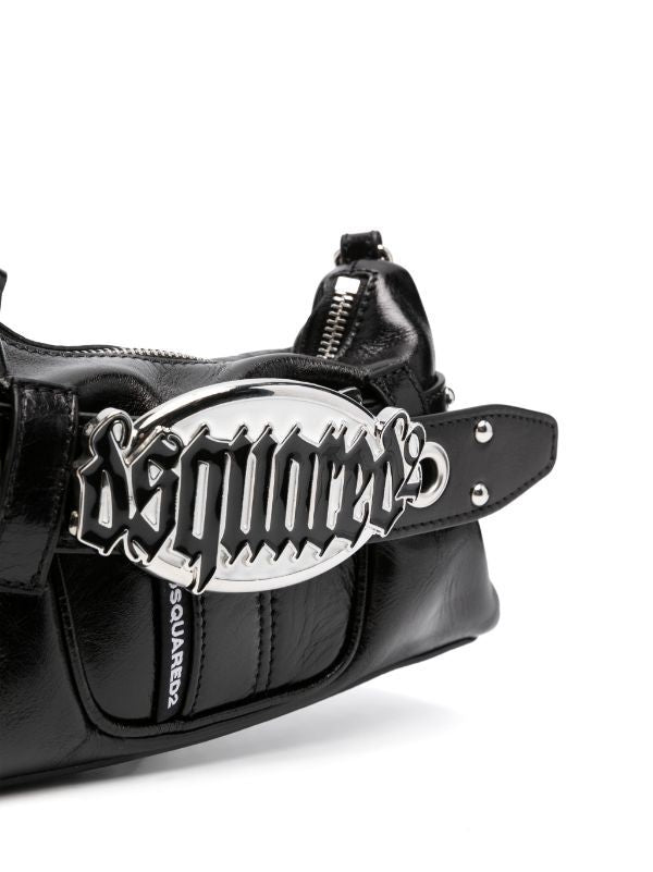 DSQUARED GOTHIC LEATHER BELT BAG