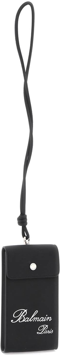 LETTERING LOGO PHONE HOLDER - BLACK