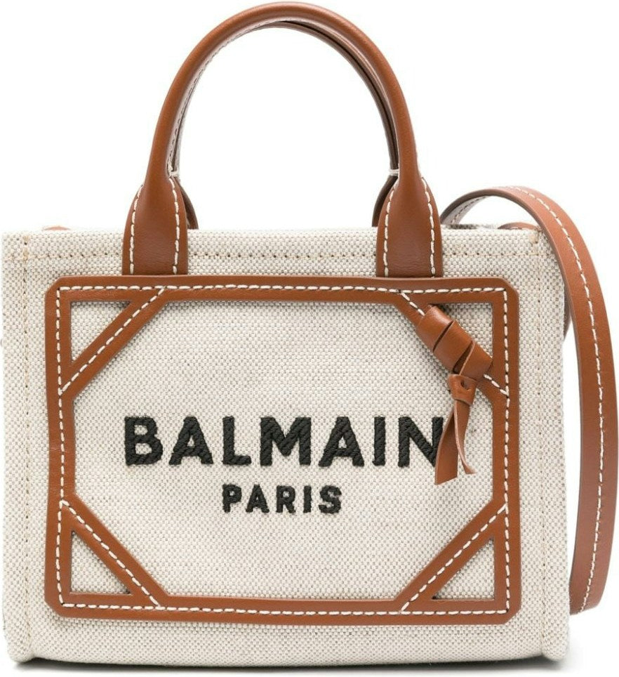 LEATHER LOGO PRINT BAG