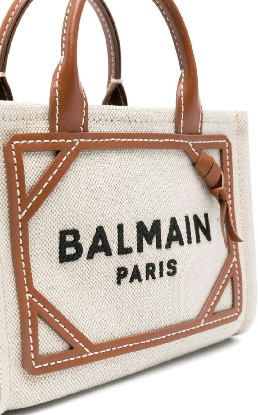 LEATHER LOGO PRINT BAG