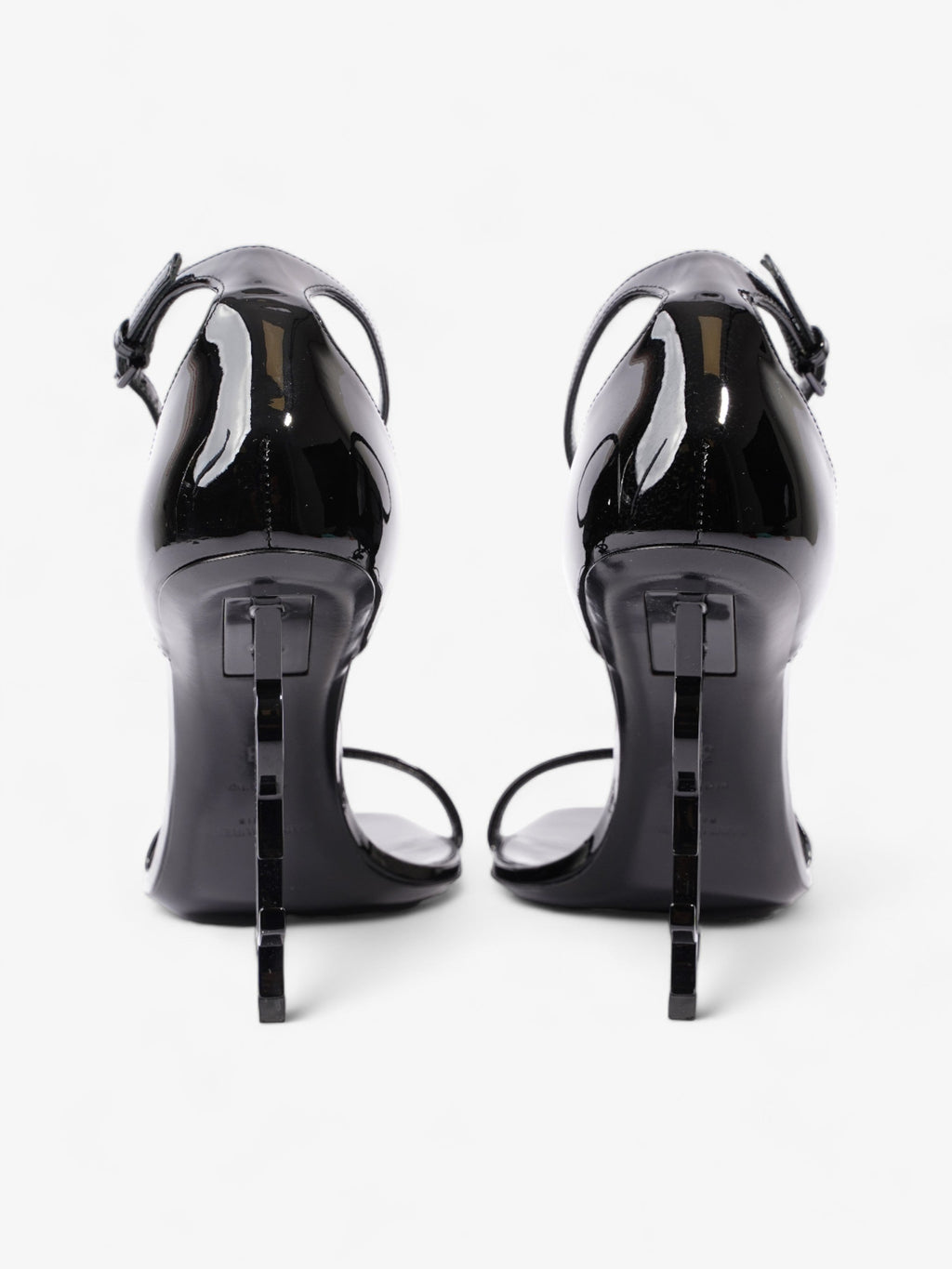 Saint Laurent Opyum 100mm Black Patent Leather EU 38 UK 5