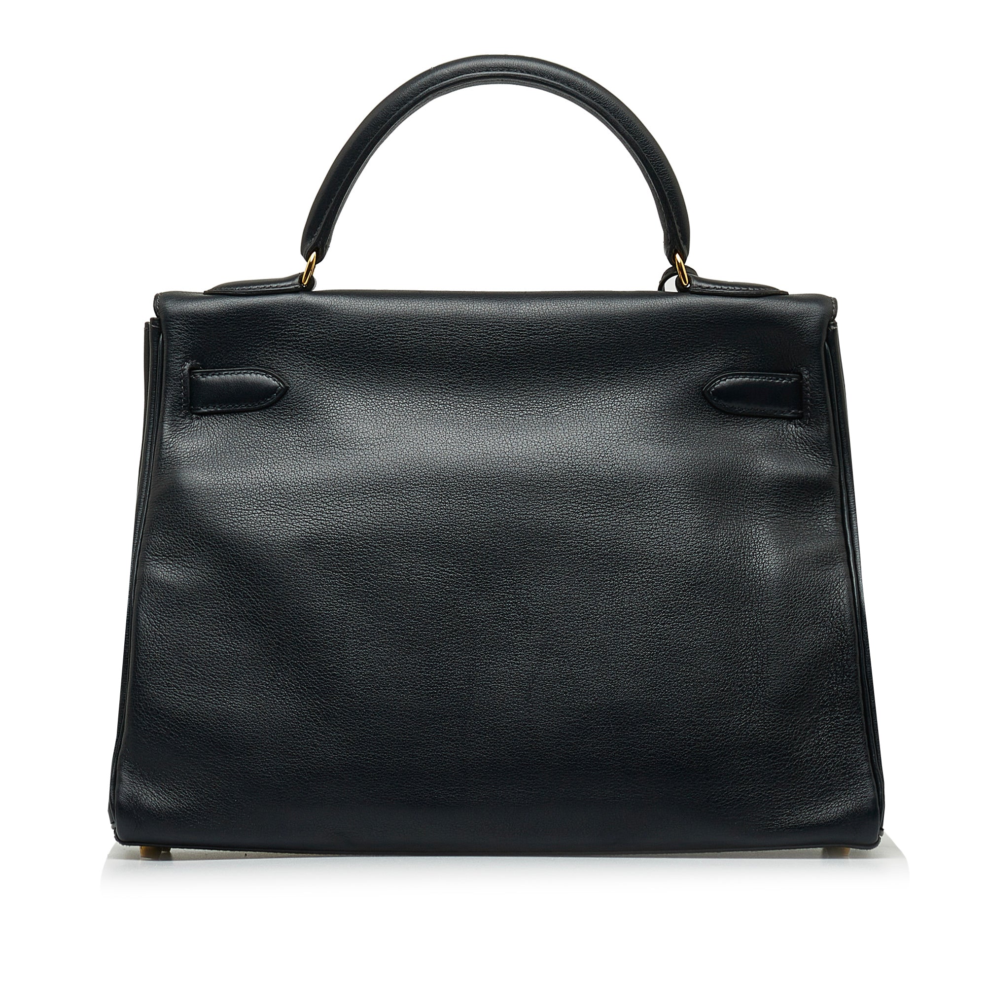 HermÃƒÆ’Ã‚Â¨s Kelly 32 Black Evercolor Clemence Gold
