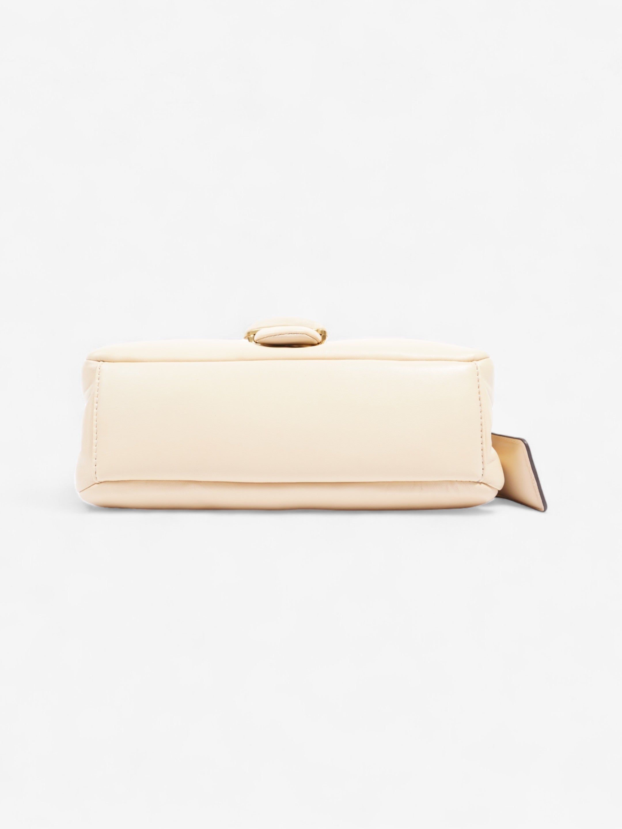 Coach Pillow Tabby  Beige Leather 26