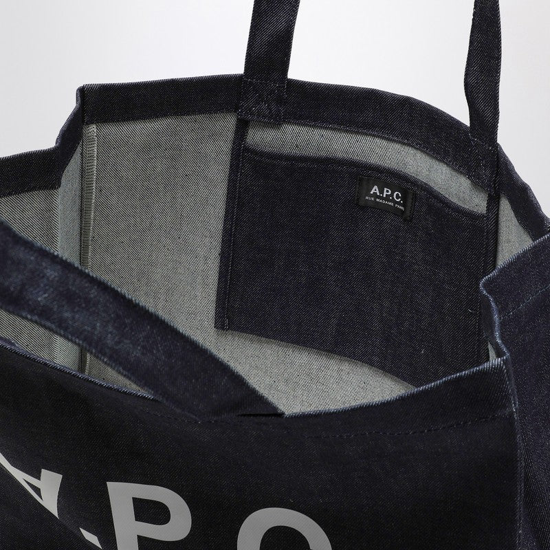 A.P.C. Blue Denim Daniela Shopping Bag Women