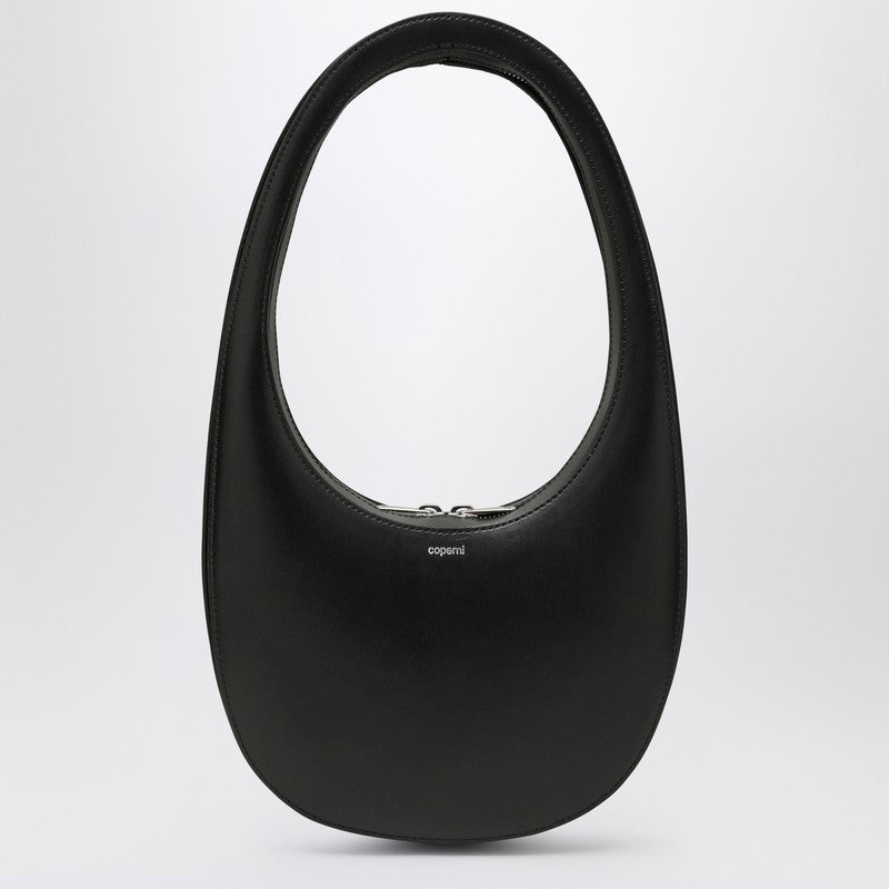 Coperni Black Leather Swipe Bag Women
