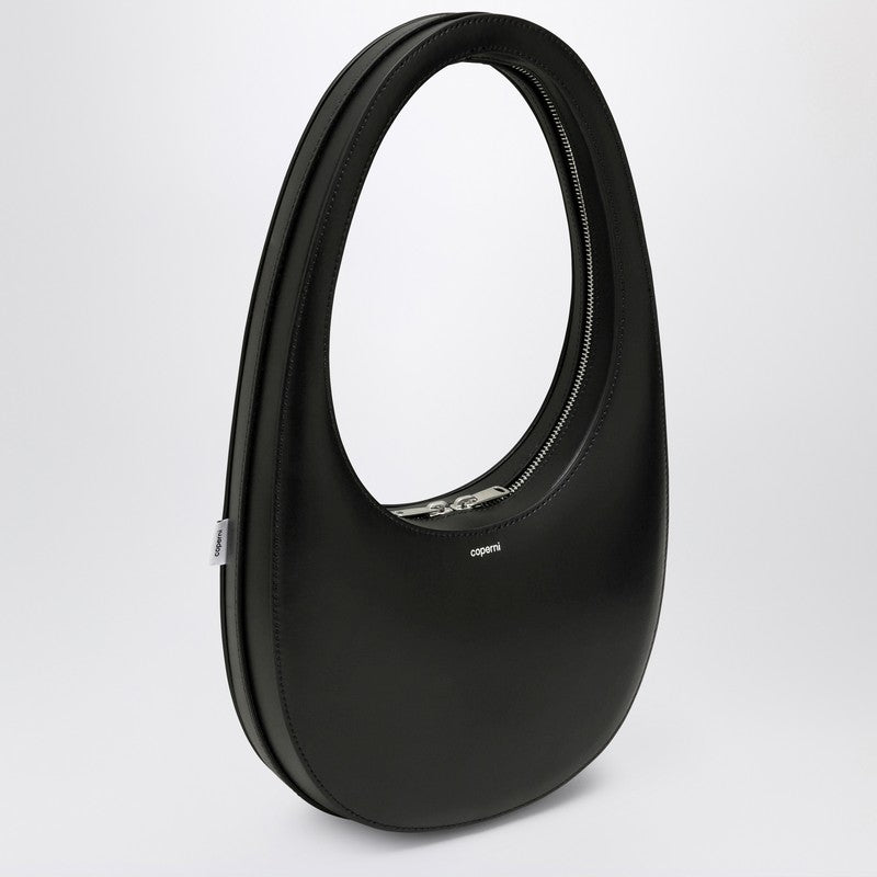 Coperni Black Leather Swipe Bag Women