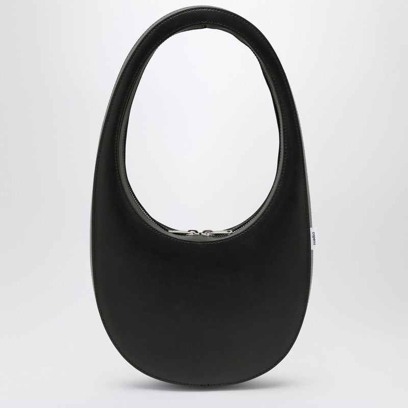 Coperni Black Leather Swipe Bag Women