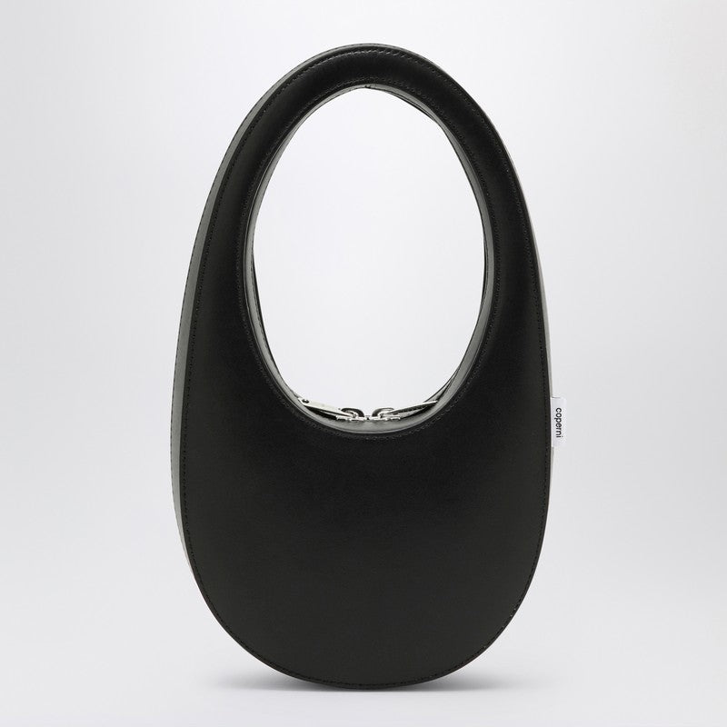 Coperni Mini Black Leather Swipe Bag Women