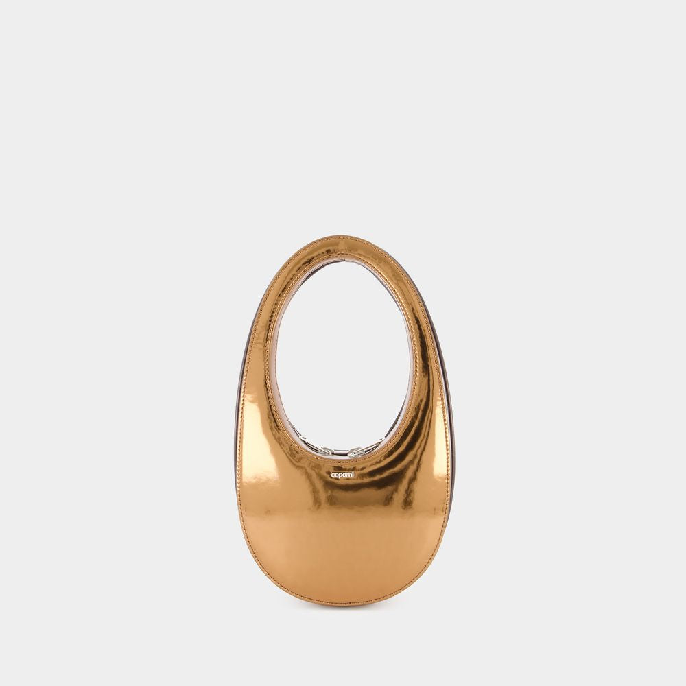 MIRRORED SWIPE MINI HOBO BAG