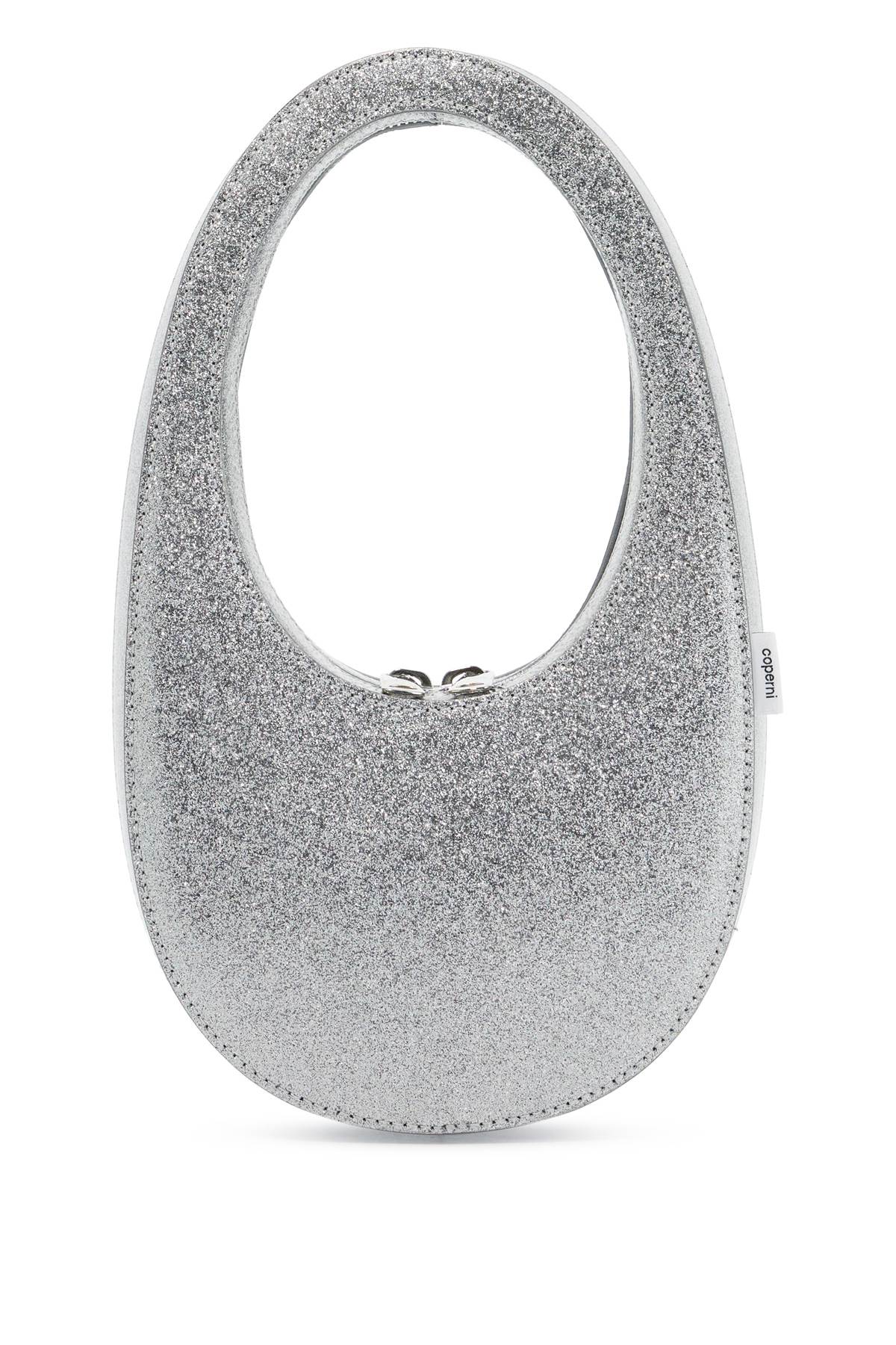 Coperni Glittered Swipe Mini Hobo Bag Women
