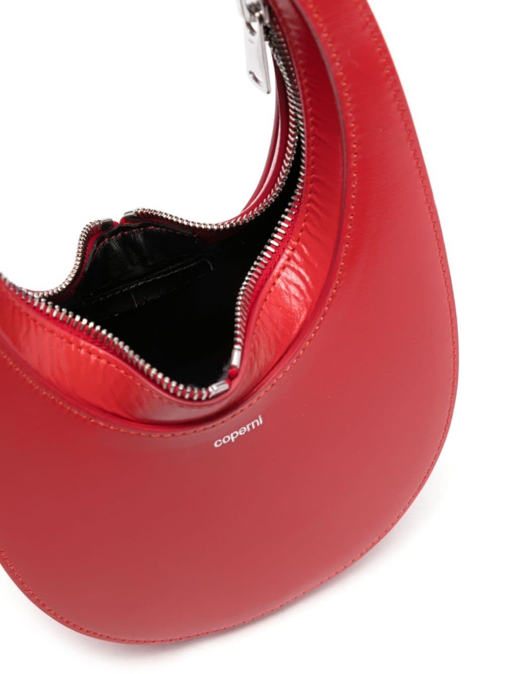 SWIPE GLOSS MINI LEATHER HANDBAG