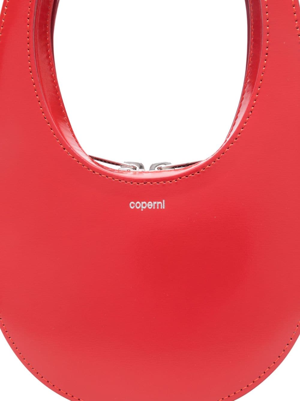 SWIPE GLOSS MINI LEATHER HANDBAG